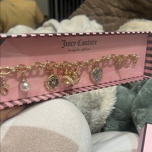 Juicy Couture Gold and Silver Charm Bracelet